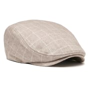 Happy Gilmore Boston Scally Cap - Beige Plaid