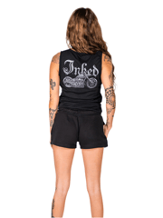 Women's Inked logo Motorcycle Tank