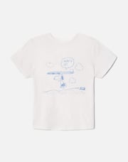Classic "Snoopy Surfs Up" Tee - Vintage White