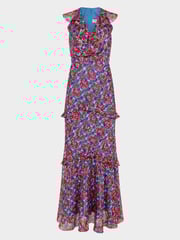 Rita Dress in Quail Sky