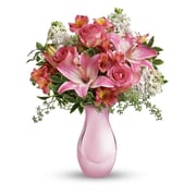 Teleflora's Pink Reflections Bouquet - Deluxe