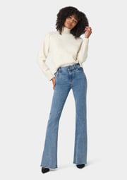 Tall Olivia Flare Jeans With Slit