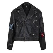 X Metallica Leather Jacket