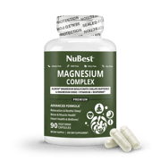 NuBest Magnesium Complex – Relaxation, Bone & Muscle Health, 90 Vegan Caps