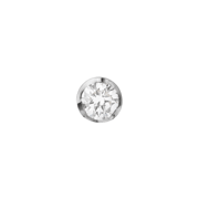 GEORG JENSEN SIGNATURE DIAMONDS, Solitaire Stud Earring, in 18kt gold and diamonds