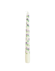 Spring Garden Painted Candle