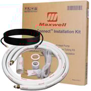1/4" x 3/8" Mini Split Refrigerant Line Set - 25’ Length Factory Flared with Interconnecting Electrical Wires