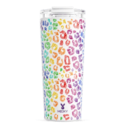 24oz cold cup 2 in 1 lid animal print color kiss