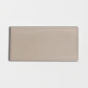 Latte Glossy Subway Ceramic Tile 3x6