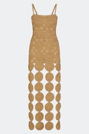 Beep Beep Tank Dress in Natural
