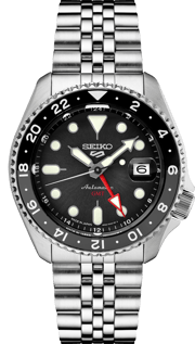 Seiko 5 Sports SKX Sports Style GMT Series Black dial