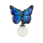 Check this out from gnoce! Blue Morpho Butterfly Charm