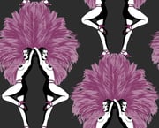 Showgirls  by Graduate Collection - Pink - Wallpaper - MS1SGWALPIN