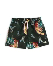 Forest Tiger Print Swim Trunk