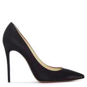 Kate 100 glitter black pumps