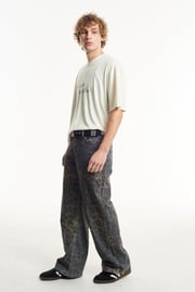 Dark Leopard Gnarly Skate Jeans
