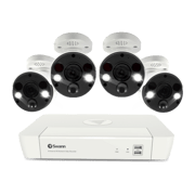 4 Camera 8 Channel 4K Ultra HD White NVR Security System - SWNVK-88680W4FB