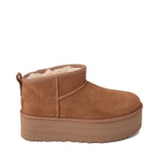 Womens UGG® Classic Ultra Mini Platform Boot - Chestnut