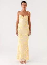 That Girl Maxi Dress - Lemon