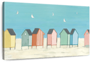 Cabanas I Pastel Wall Art