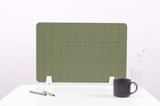 Olive Grid Small Desk Divider