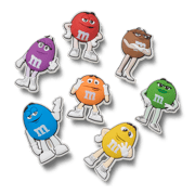 M&M’S x Crocs spokescandy Jibbitz™ charms, 7-pack | M&M'S