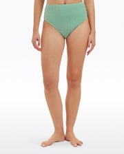 Seersucker High Waist Bottom