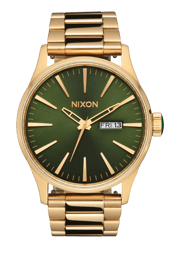 Sentry Stainless Steel - Gold / Green Sunray