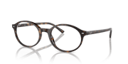 Ray-Ban Eyeglasses Unisex German Optics Prescription - Havana Frame Clear Lenses 51-20 Polarized
