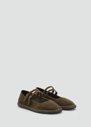 Suede ballet flats - Kids | MANGO USA