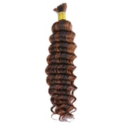 #4/#30 Piano Color Deep Wave Bulk Hair Extensions for Braiding