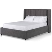 Hillsdale Queen Bed Frame - Ash Grey with Wide Base - Last One