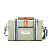 The Premium Cooler Bag x Julia Berolzheimer in Green Stripes