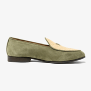 Men's Olive Raffia Milano Loafer