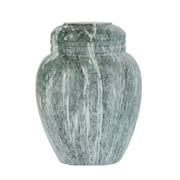 Jade Faux Marble Classic Cremation Urn In Large
