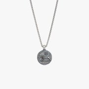 Sterling Silver Ancient Israeli Lion Coin Necklace