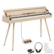 Glarry GDP-206 88-Key Home Fully Weighted Hammer-action Keybed Digital Piano