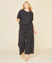 Organic Cotton Wide-Leg Pant