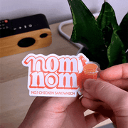 Clear Die-Cut Stickers