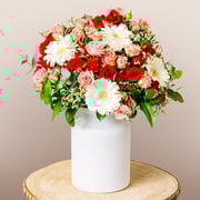 Pure Heart: Spray Roses and Mini Gerberas