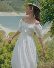 Osmanthus 01 | maxi linen dress