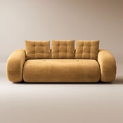 Freja Velvet Upholstered Sofa Bed Sleeper, 70"