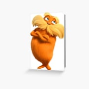 lorax Greeting Card