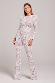 Bella White Jumpsuit