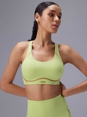 Freeleaf Printed Spaghetti Strap Sports Bra