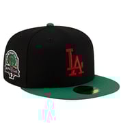 Men's Los Angeles Dodgers x Union Los Angeles New Era Black/Green 59FIFTY Fitted Hat