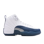 Air Jordan 12 Retro 'French Blue' (GS) - White/French Blue/Metallic Silver
