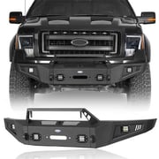 Hooke Road Full Width Front Bumper with Angled Hoop(09-14 Ford F-150,Excluding Raptor)