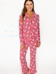 Women's Ruffle Flare Pajama Set, Bamboo Viscose