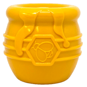 Honey Pot Durable PUP-X Rubber Treat Dispenser & Enrichment Toy